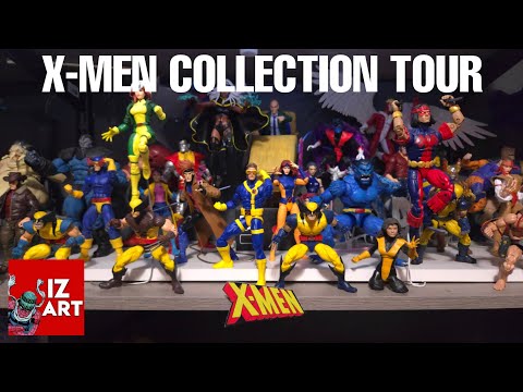 X-Men Marvel Legends Collection Display - YouTube