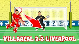 Villarreal v Liverpool (2-3) (Champions League 2022 Highlights Goals Mane DIaz Fabinho Klopp Chant)