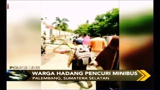 Maling Minibus Tabrak Pagar dan Pemotor, Pelaku Berhasil Kabur - Police Line 12/01 screenshot 3