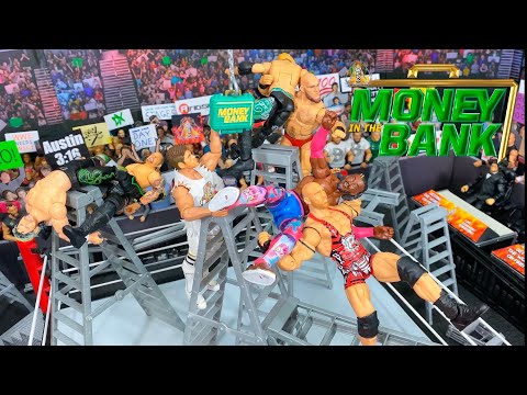 Money In The Bank WWE Action Figure Ladder Match!