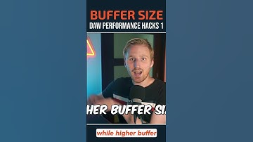 Buffer size can save your butt... 🎻🎹 #musicproductiontips