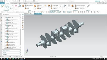 4 Cylinder Crankshaft in Nx