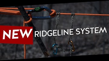 My new quick tarp ridgeline system