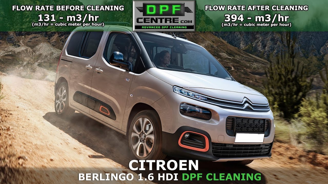 Citroen Berlingo 1.6 Hdi Dpf Cleaning - Youtube