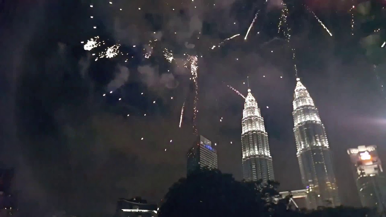 Happy New Year 2020 Kuala Lumpur Malaysia Countdown ...