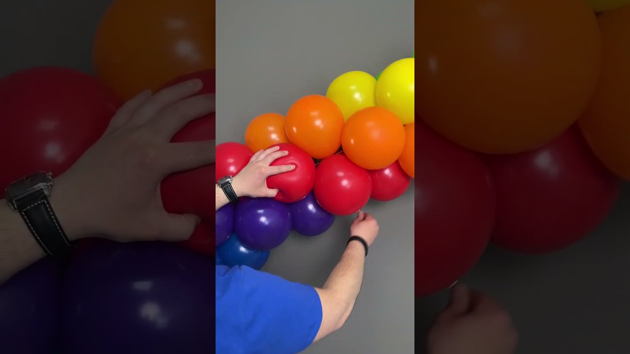 How To Make A Rainbow Balloon Simple Tutorial