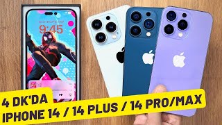 4 Dakikada iPhone 14,14 Plus/ iPhone 14 Pro ,14 Pro Max Ön İnceleme ve Fiyatı