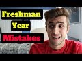 MISTAKES you *MUST* AVOID FRESHMAN YEAR of COLLEGE