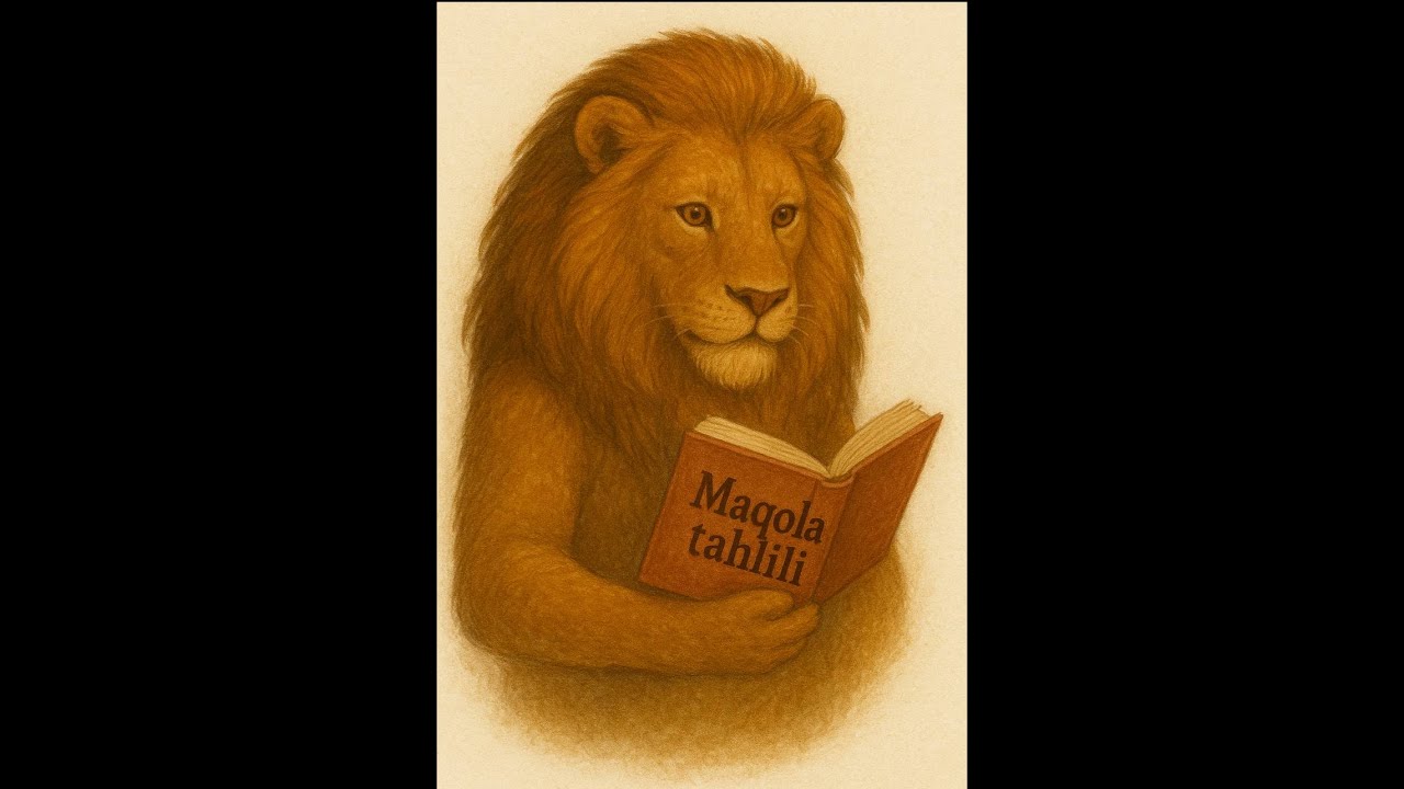 Ingliz tilida maqola qanday tahlil qilinadi?