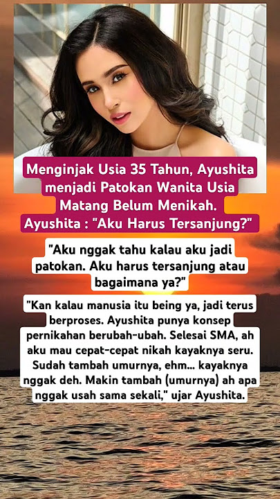 Ayushita menjadi Patokan Wanita Usia Matang #gosipartis #fyp #beritaartis #artis #inspirasi