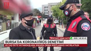 Bursada Koronavi̇rüs Deneti̇mi̇