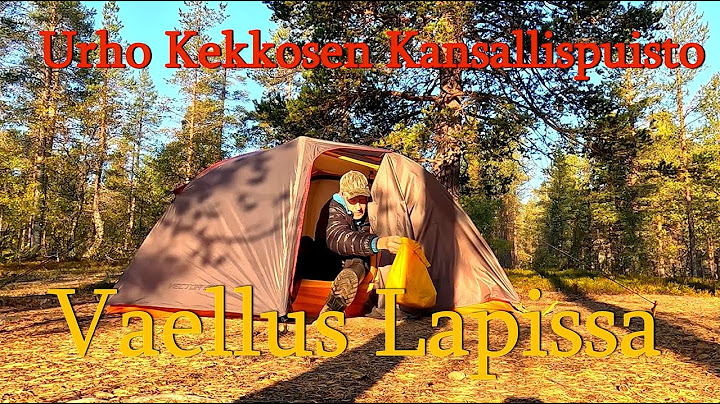 Urho Kekkosen Kansallispuisto. Vaellus Lapissa. Jyrkkävaara autiotupa. Retkeily lapissa.