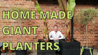 Home Made Large Wooden Garden Planters