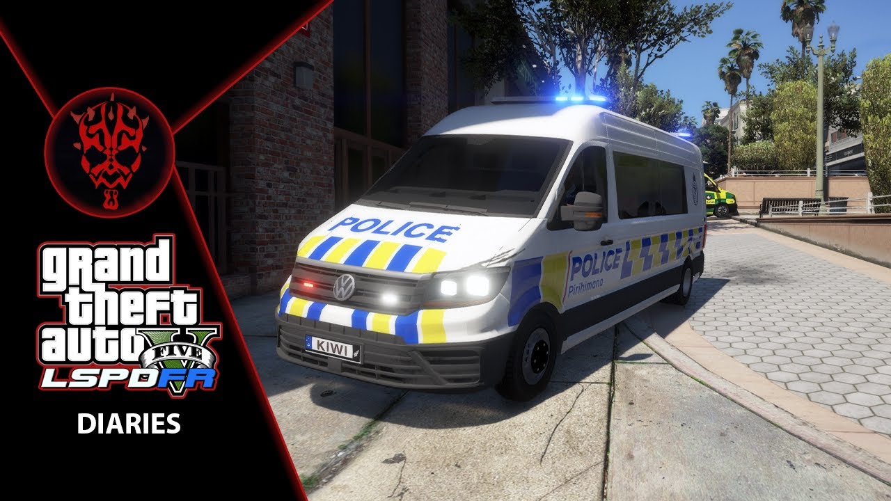 GTA 5 || LSPDFR New Zealand || Vespucci Plaza Shootout - Police Diaries ...