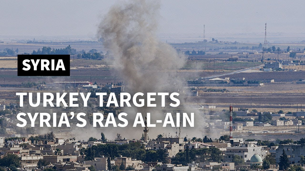 Smoke rises from Syria's Ras al-Ain after intense Turkish fire | AFP ...