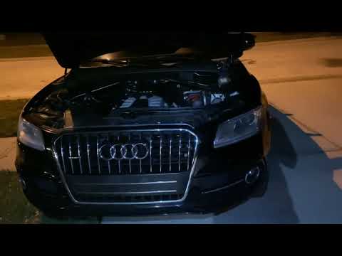 How to change daytime running lights (DRL) on an Audi Q5 without removing the front bumper