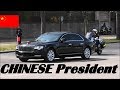 Chinese 🇨🇳 President  XI JINPING Motorcade in Paris