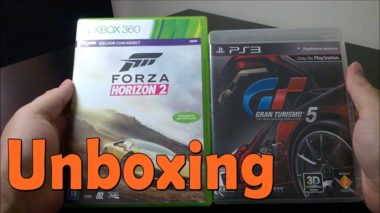 Forza Horizon 2 \ Gran Turismo 5 - Xbox 360\PS3 - UNBOXING 