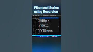 Fibonacci series using recursion in c++ | fibonacci program in c++