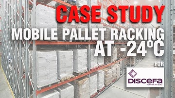 Mobile Pallet Racking at -24ºC for Discefa | Case study