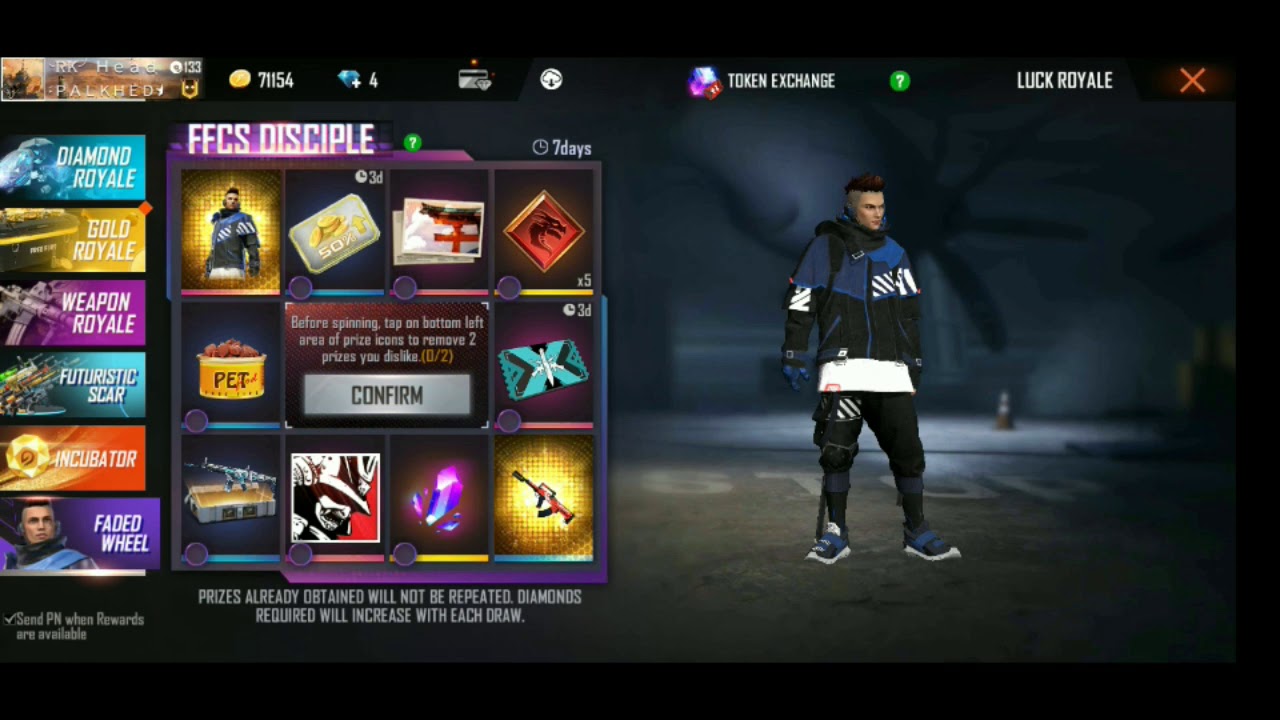 Free Fire New Faned wheel bundle Evant | Free fire ffcs bundle Evant | Rk Headshot