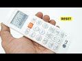 LG AC Remote - How to Reset