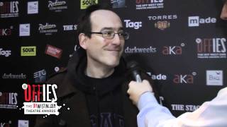 Neil Mcpherson At The Finborough - Best Artistic Director - Interviewed After The Awards