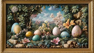 Easter TV Art | Gold Frame | Easter TV Screensaver screenshot 2
