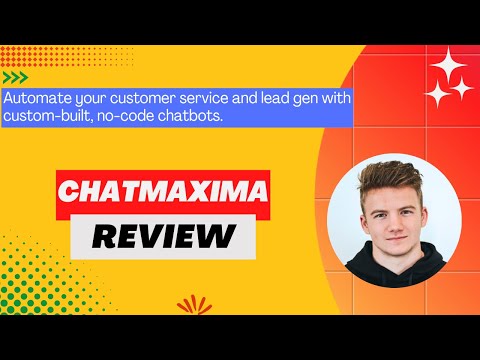 ChatMaxima Review, Demo + Tutorial I Build AI-powered chatbots without touching a line of code video thumbnail - Chatmaxima tutorial or review