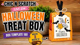 Halloween Treat Box That Holds 2 Reese's Cups! | Box Template 189