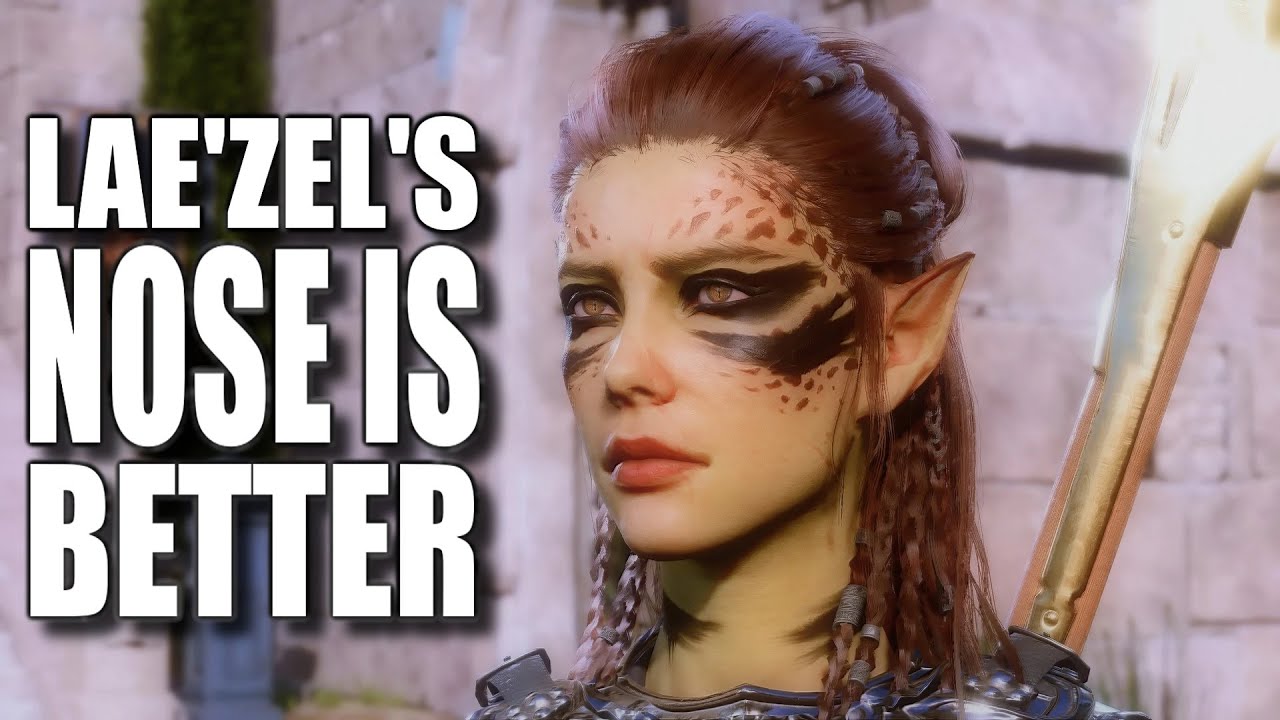 Lae'zel doesn't like your nose - YouTube