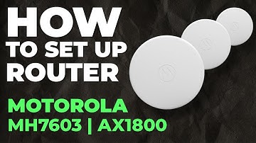 ✅ How to Setup Motorola MH7603 | How to Set Up MOTOROLA AX1800 MH7603 WiFi Router