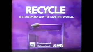 1992 Ad Council Recycle PSA