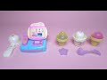 4 Minutes Satisfying With Unboxing Peppa Pig Ice Cream Store Cash Register Set ASMR (No Music)