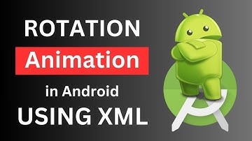 Android infinite rotation animation || Android rotation animation xml || Android animation tutorial