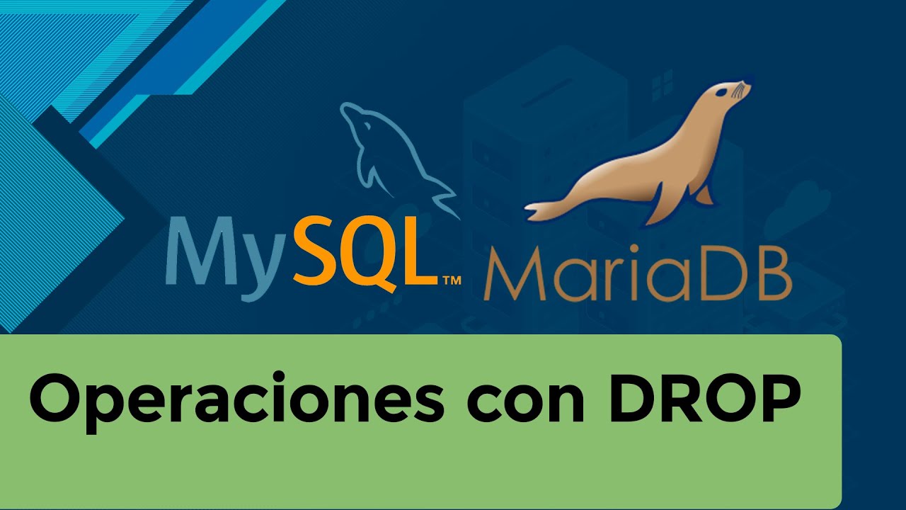 Operaciones con DROP en MySQL: Eliminando con Precisión | Tutorial de ...