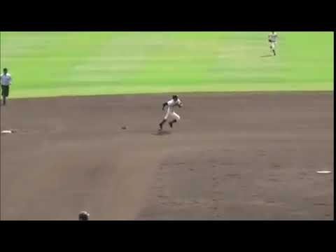【高校野球　2018】大阪桐蔭　根尾昂選手の華麗なフィールディング！何をやっても様になるな～
