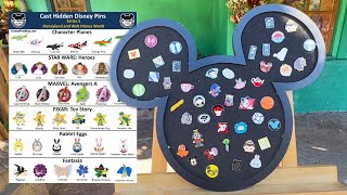 Hunting for new Hidden Mickey Disney pins in Animal Kingdom!