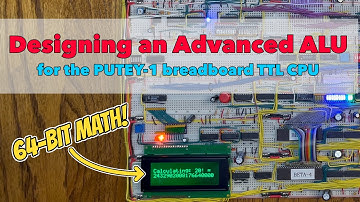Designing an Advanced Arithmetic Logic Unit for the PUTEY-1 Breadboard TTL CPU