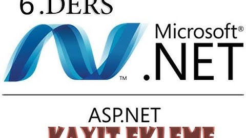 6-C#.Net ile Veritabanı İşlemleri-veritabanına kayıt ekleme işlemi - 1 - how to insert to database