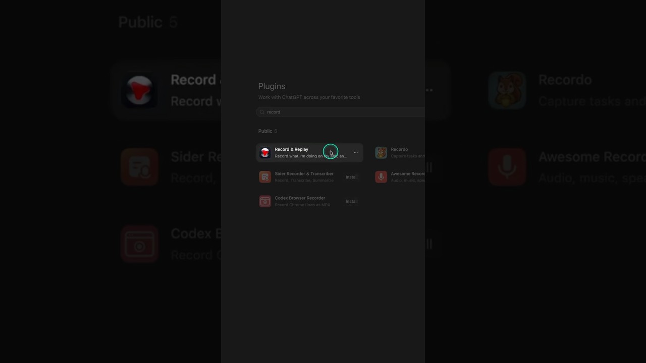 ChatGPT's New Record Feature is INSANE