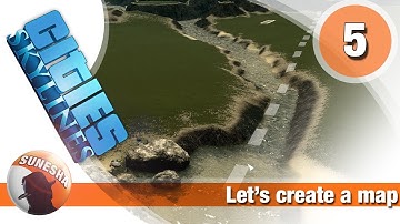 Cities Skylines | 05 | Blending in a river into the heightmap | Let