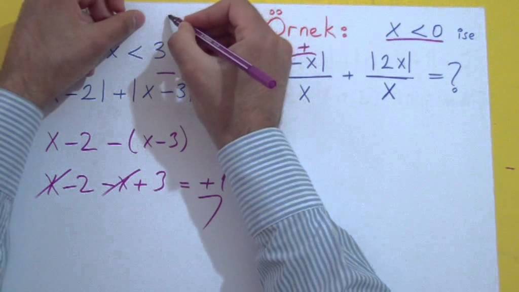 Mutlak deÄer 1 Åenol hoca youtube