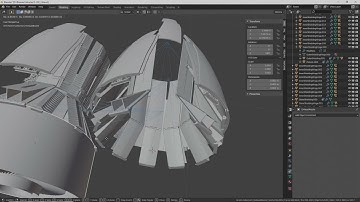 Blender Time-lapse Modeling Stargate F-302 06