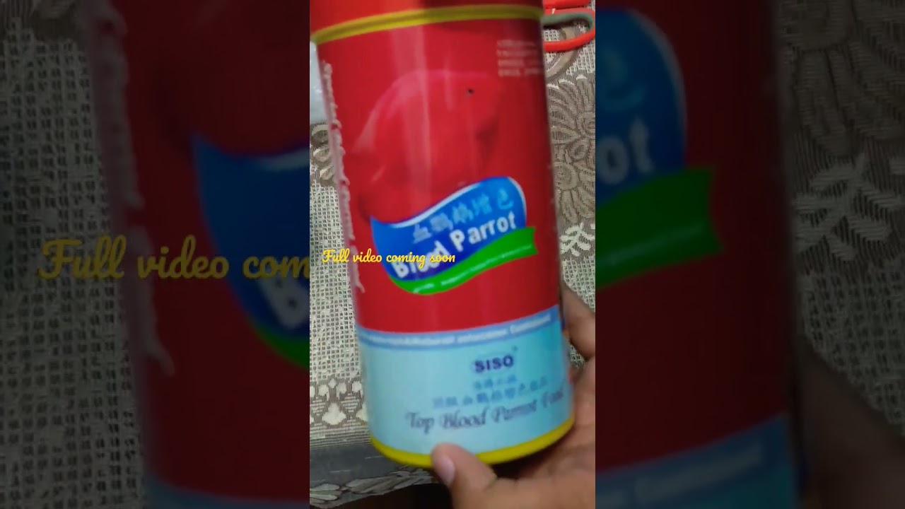 Parrot Fish Food, How to increase Parrot fish color, Sivi blood Parrot.  