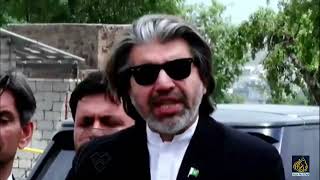 PTI Leader Ali Mohammad Khan Media Talk outside Adiyala Jail