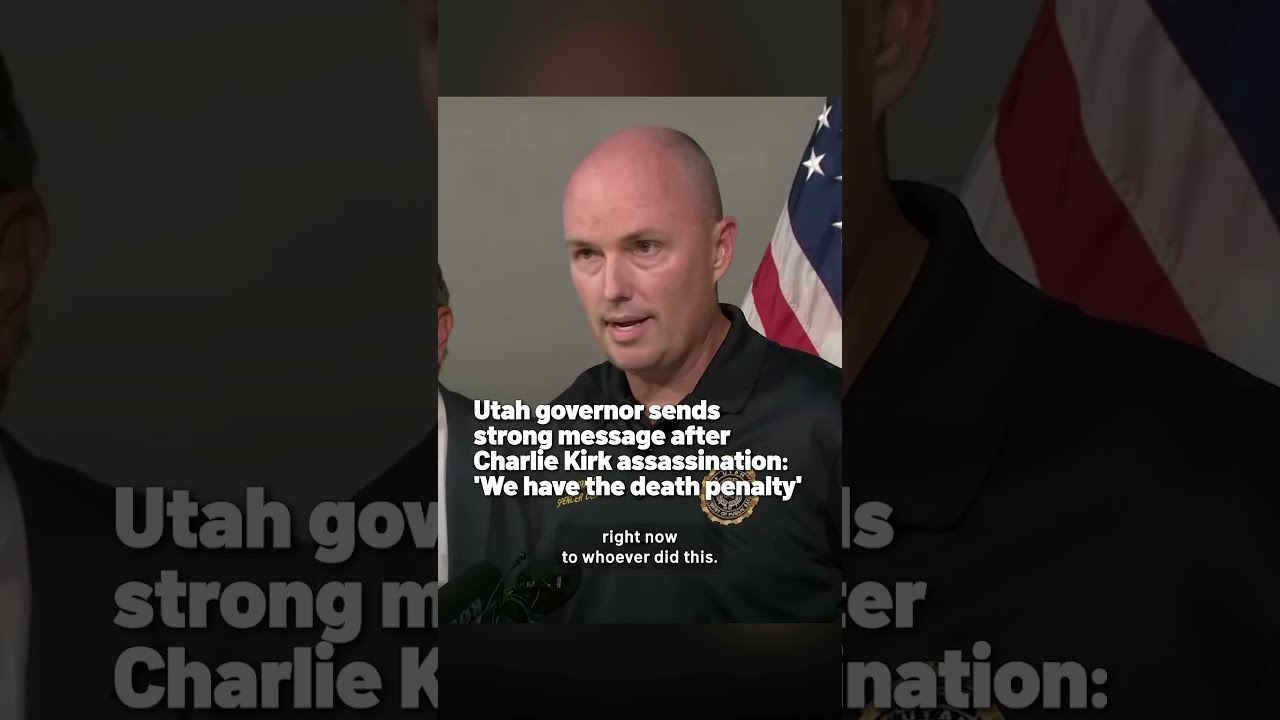 Utah Gov Sends Strong Message After Charlie Kirk Assassination We Still Have The Death Penalty 
