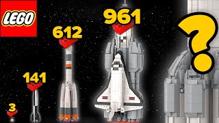 LEGO Space Rockets in Different Scales | Comparison