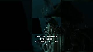Jack Sparrow'un Davy Jones'e olan borcu #shorts #jacksparrow #piratesofthecaribbean #davyjones