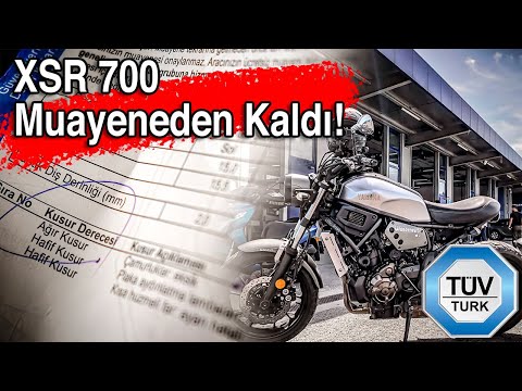 Yamaha XSR 700 Muayeneden Kaldı! - TüvTürk Motosiklet Muayenesi Nasıl Yapılır?